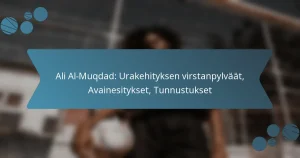 Ali Al-Muqdad: Urakehityksen virstanpylväät, Avainesitykset, Tunnustukset